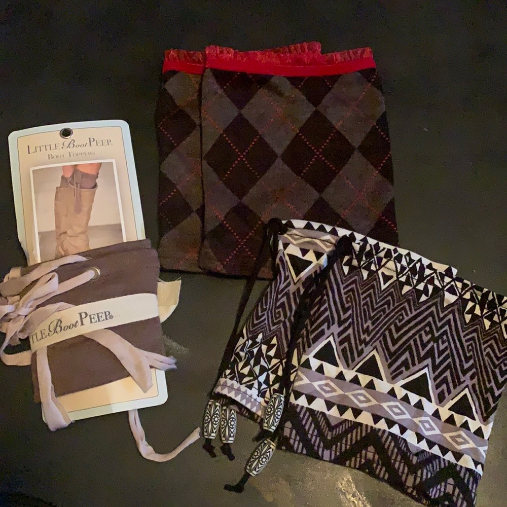Little Boot Peep 3 pair Bundle $22 each never worn but only one still on Pkg
